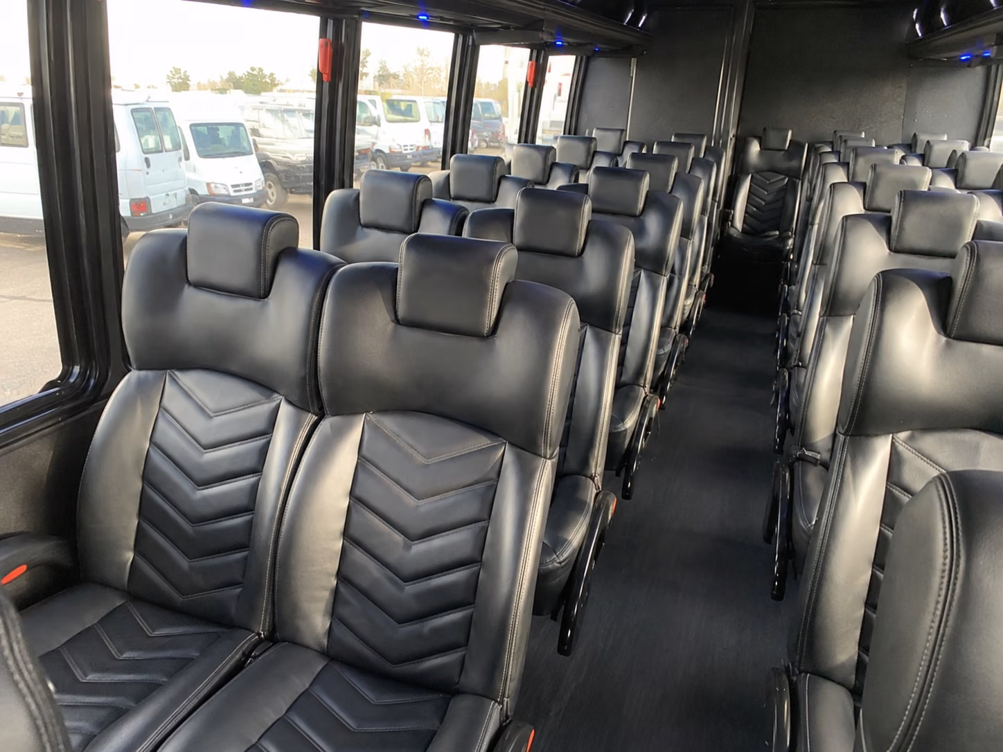 buckeye 15 passenger minibus inside
