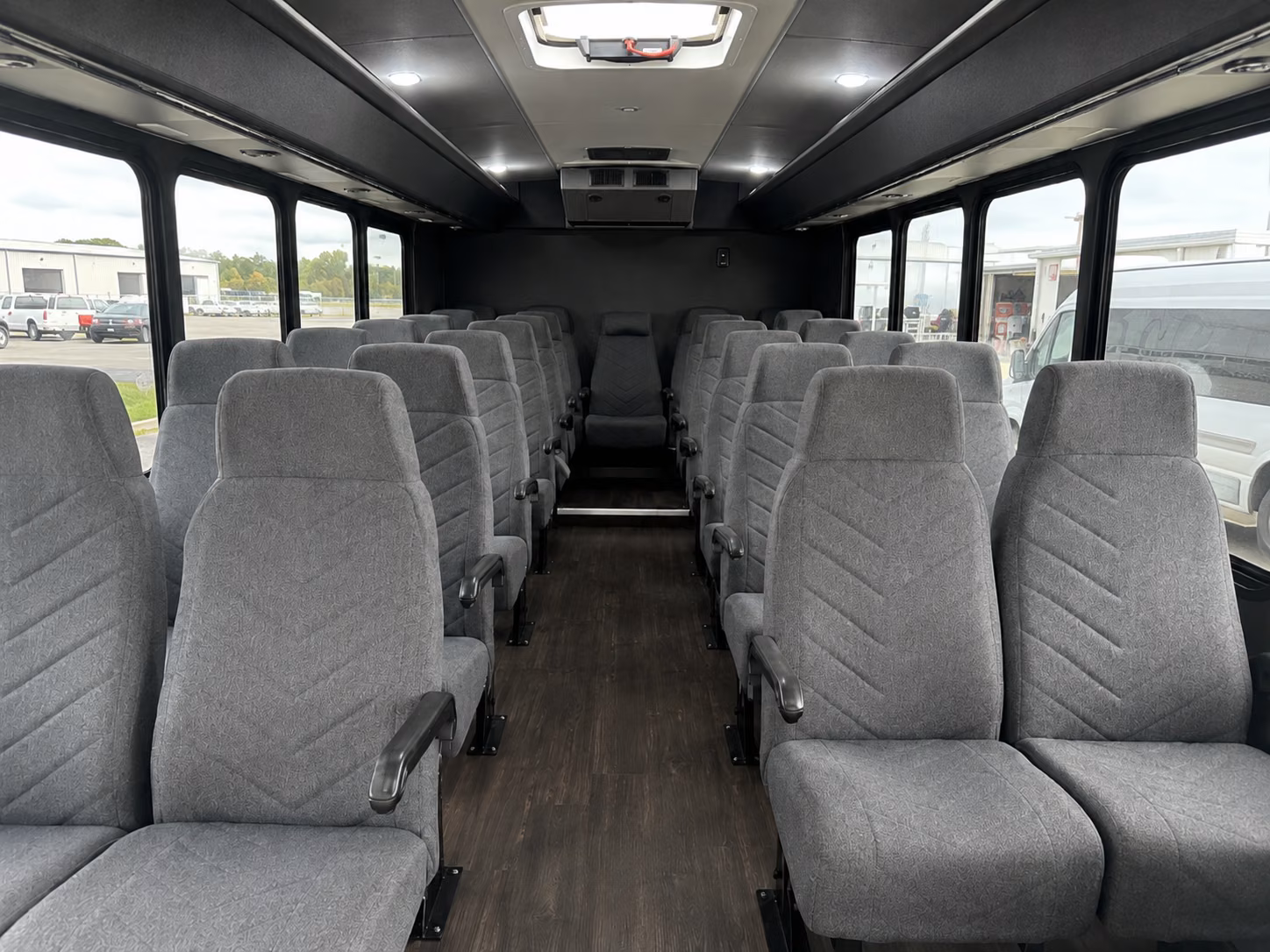 buckeye 18 passenger minibus inside