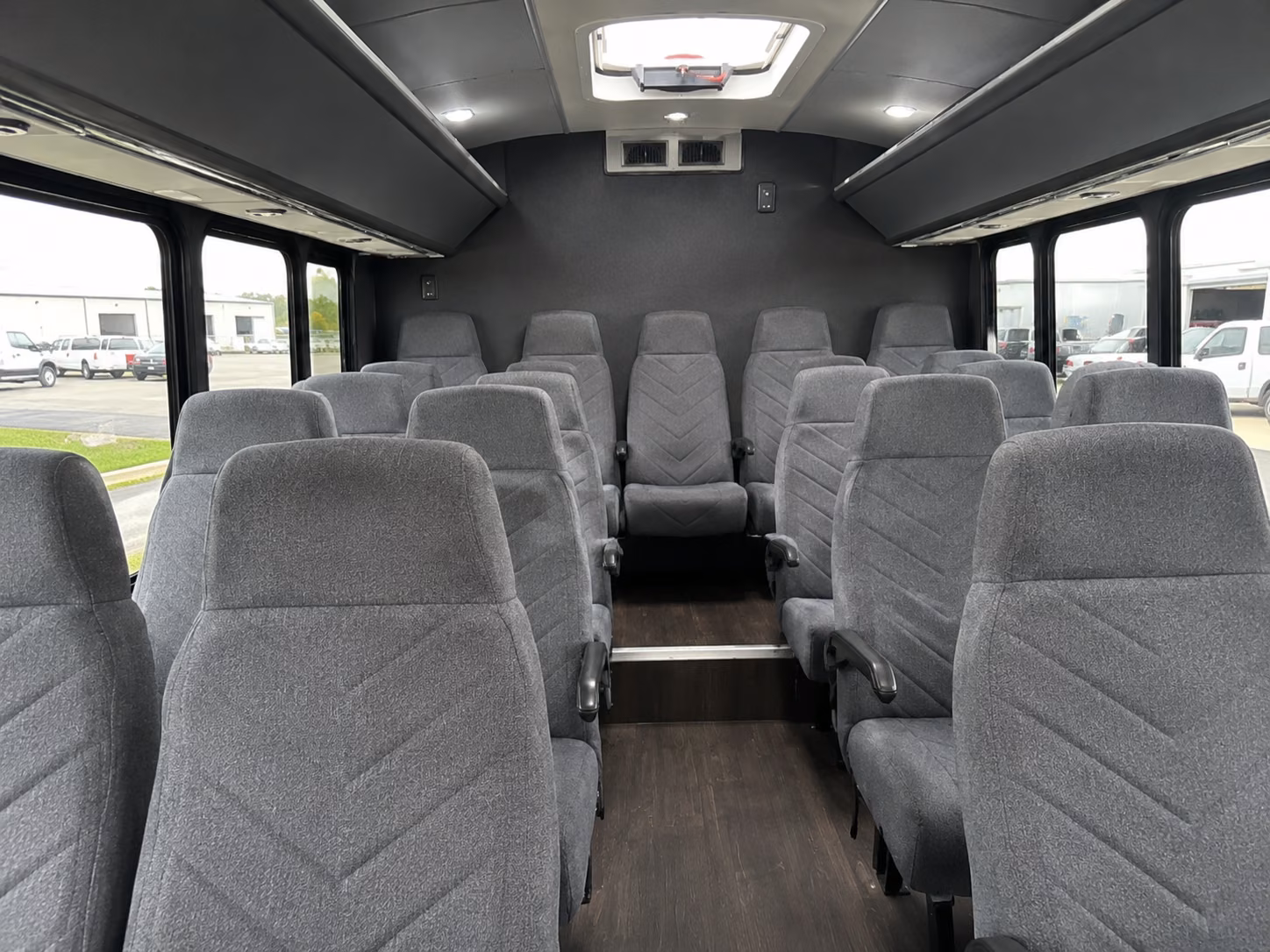 buckeye 20 passenger minibus inside
