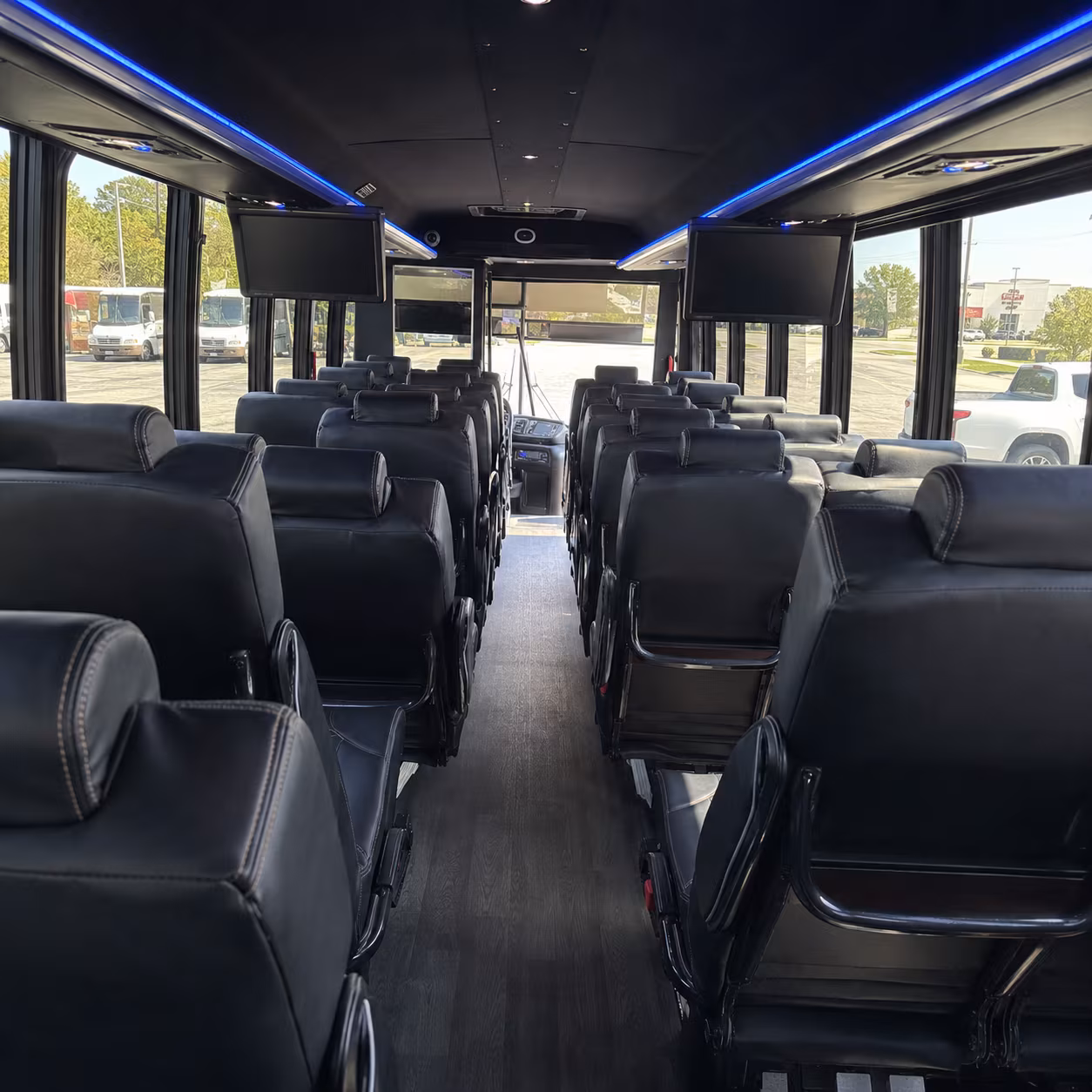 buckeye 25 passenger minibus inside