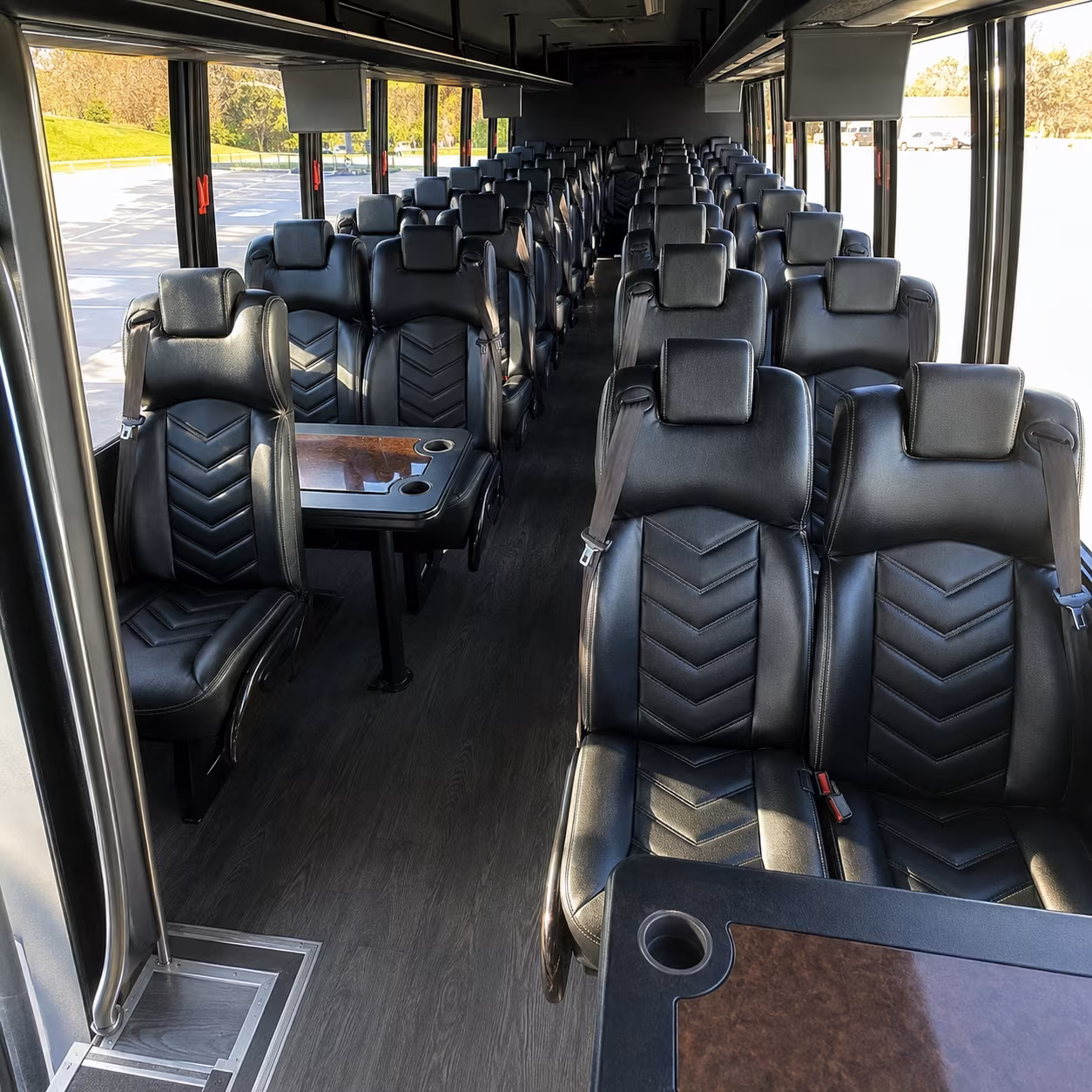 buckeye 25 passenger minibus interior
