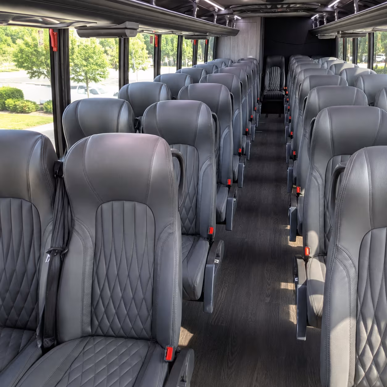 buckeye 28 passenger minibus inside