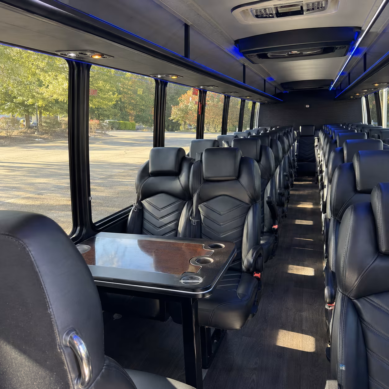 buckeye 30 passenger minibus inside