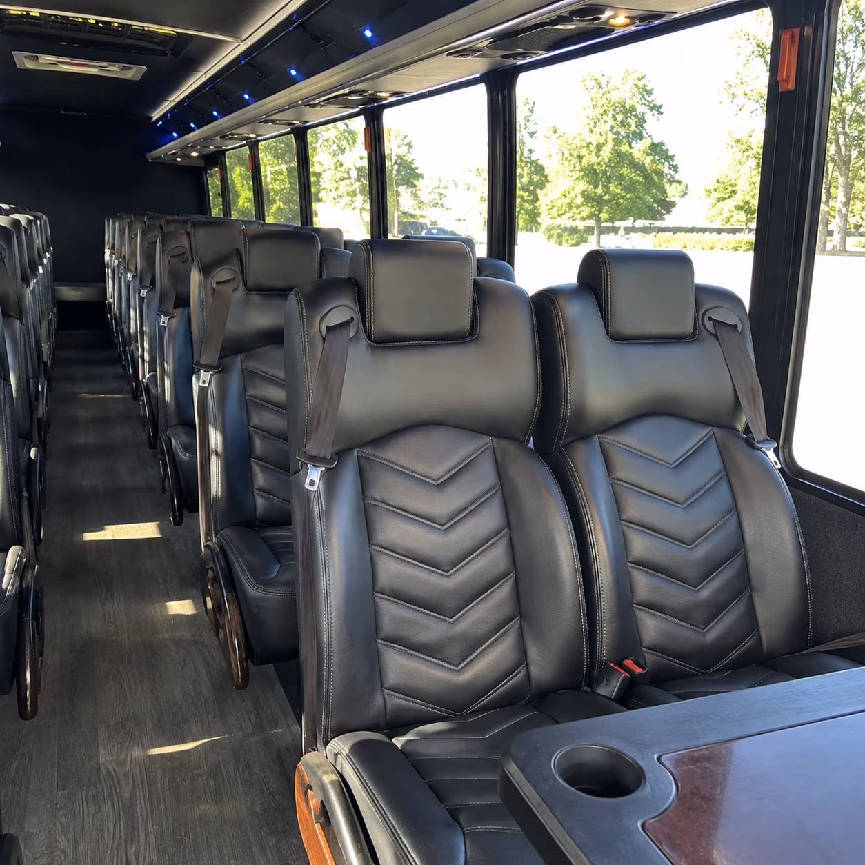 buckeye 30 passenger minibus interior
