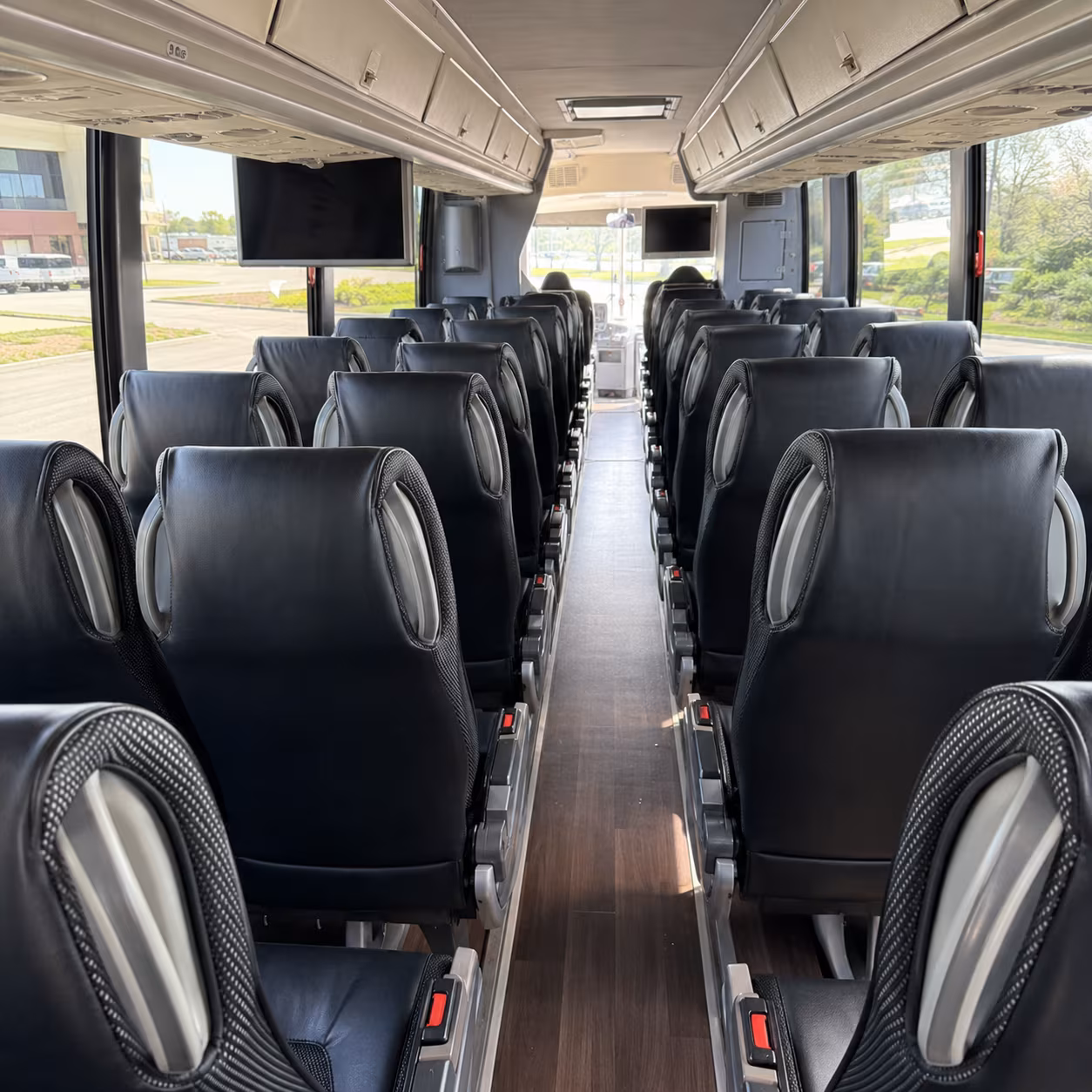 buckeye 56 passenger charter bus interior