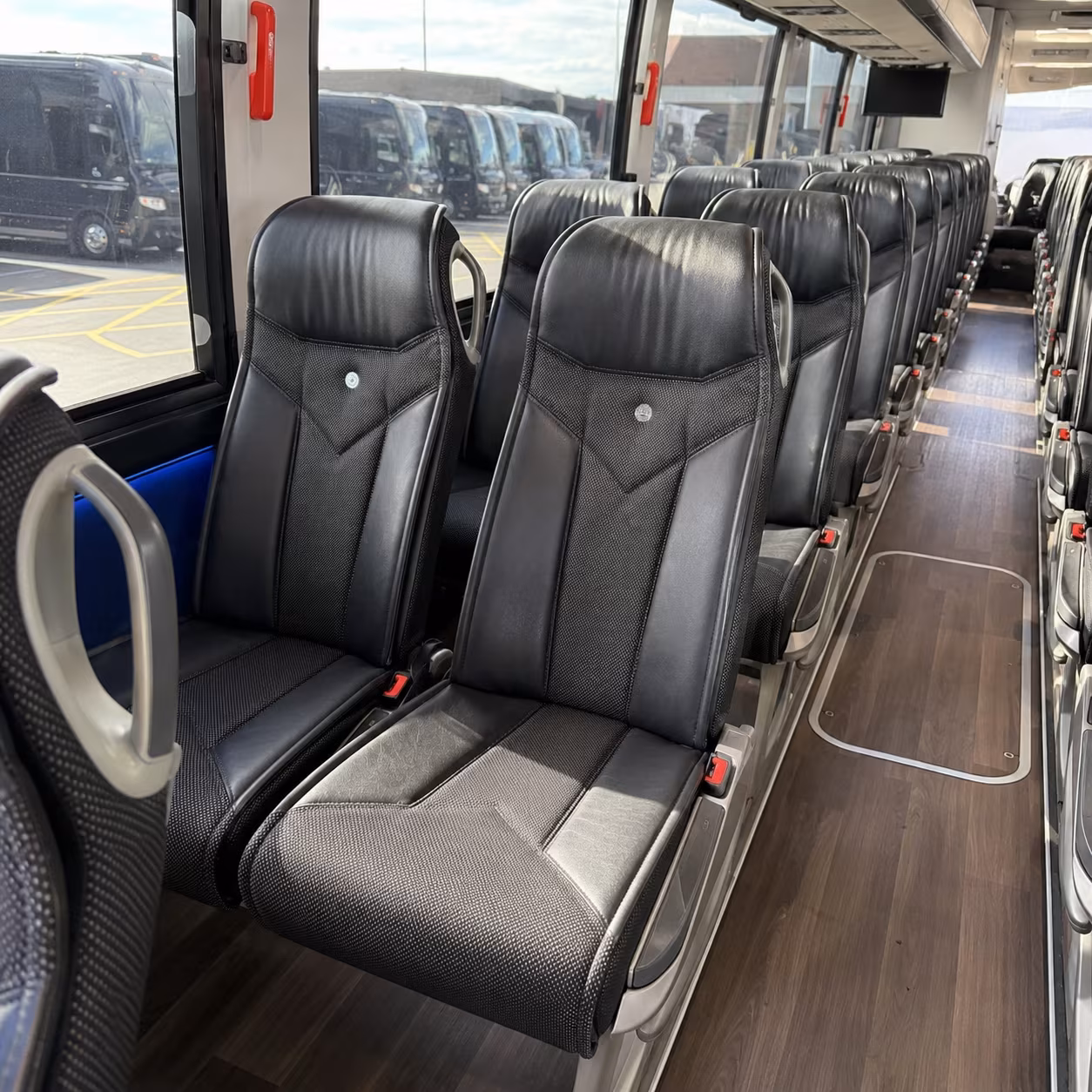 buckeye charter bus inside
