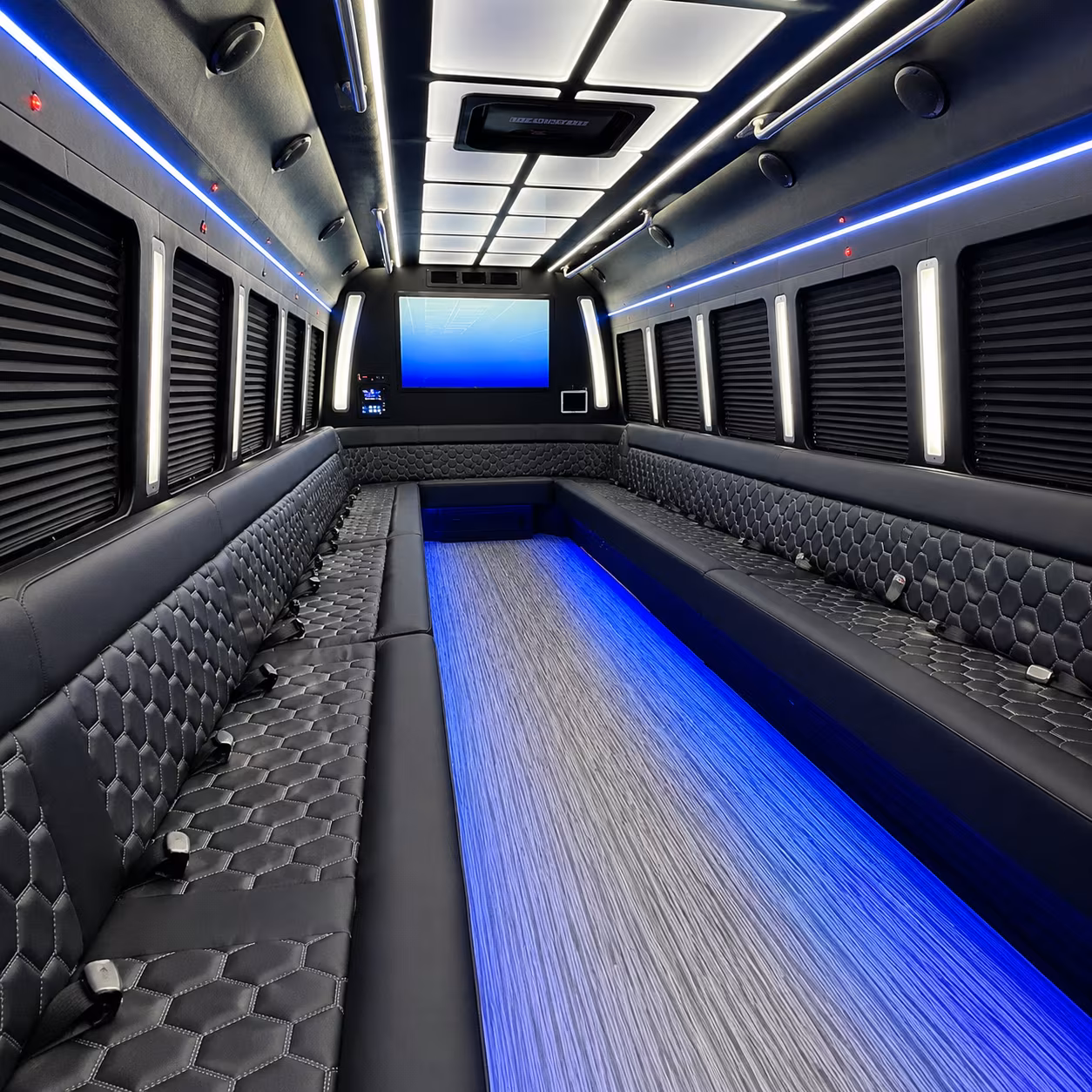 buckeye party bus interior