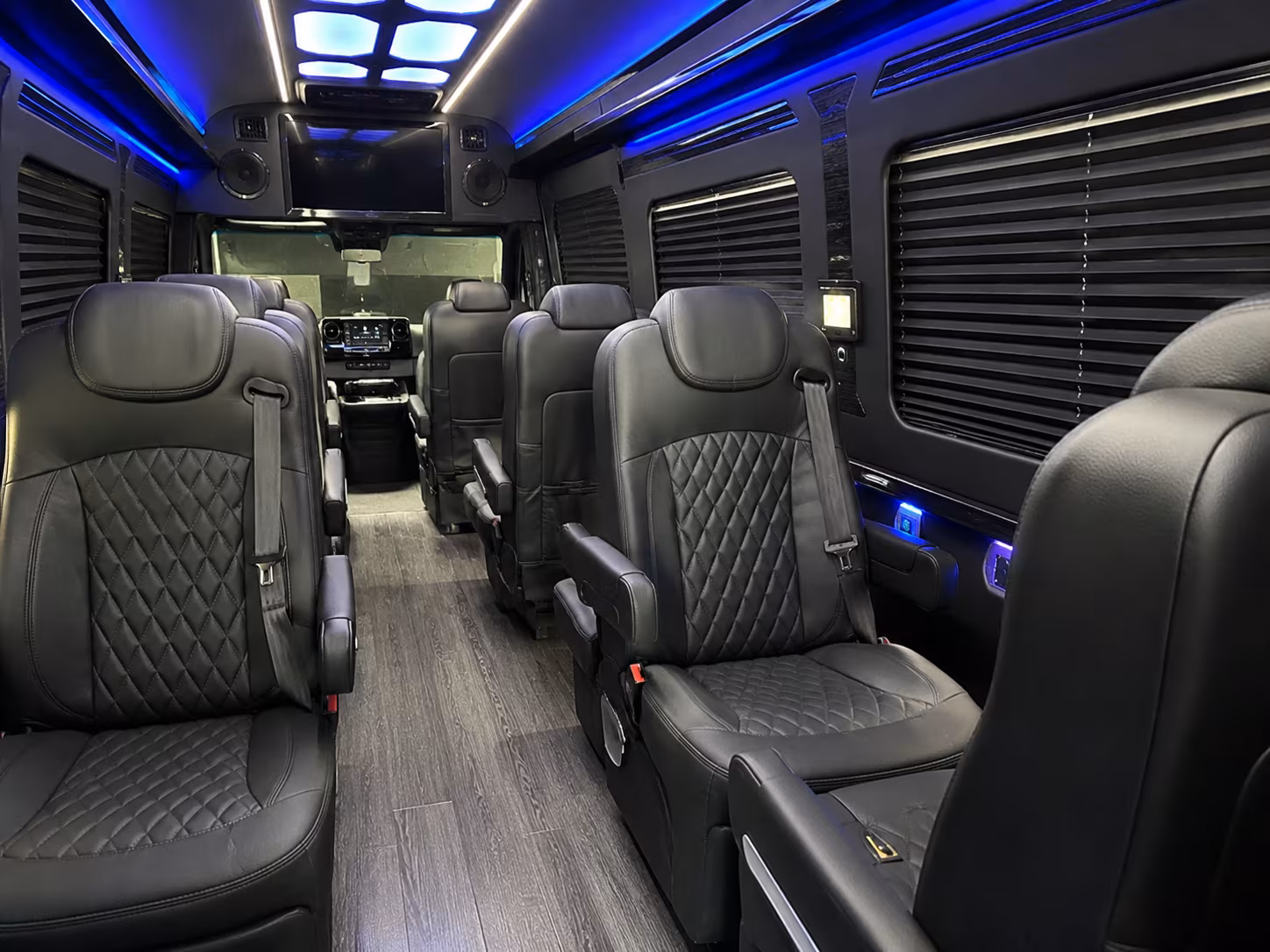 buckeye sprinter van with driver inside